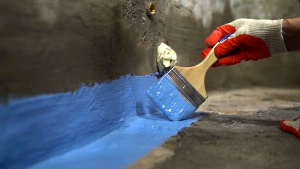 Large-scale Interior Drainage System work completed in Englewood Cliffs, NJ by SJ Waterproofing Pros